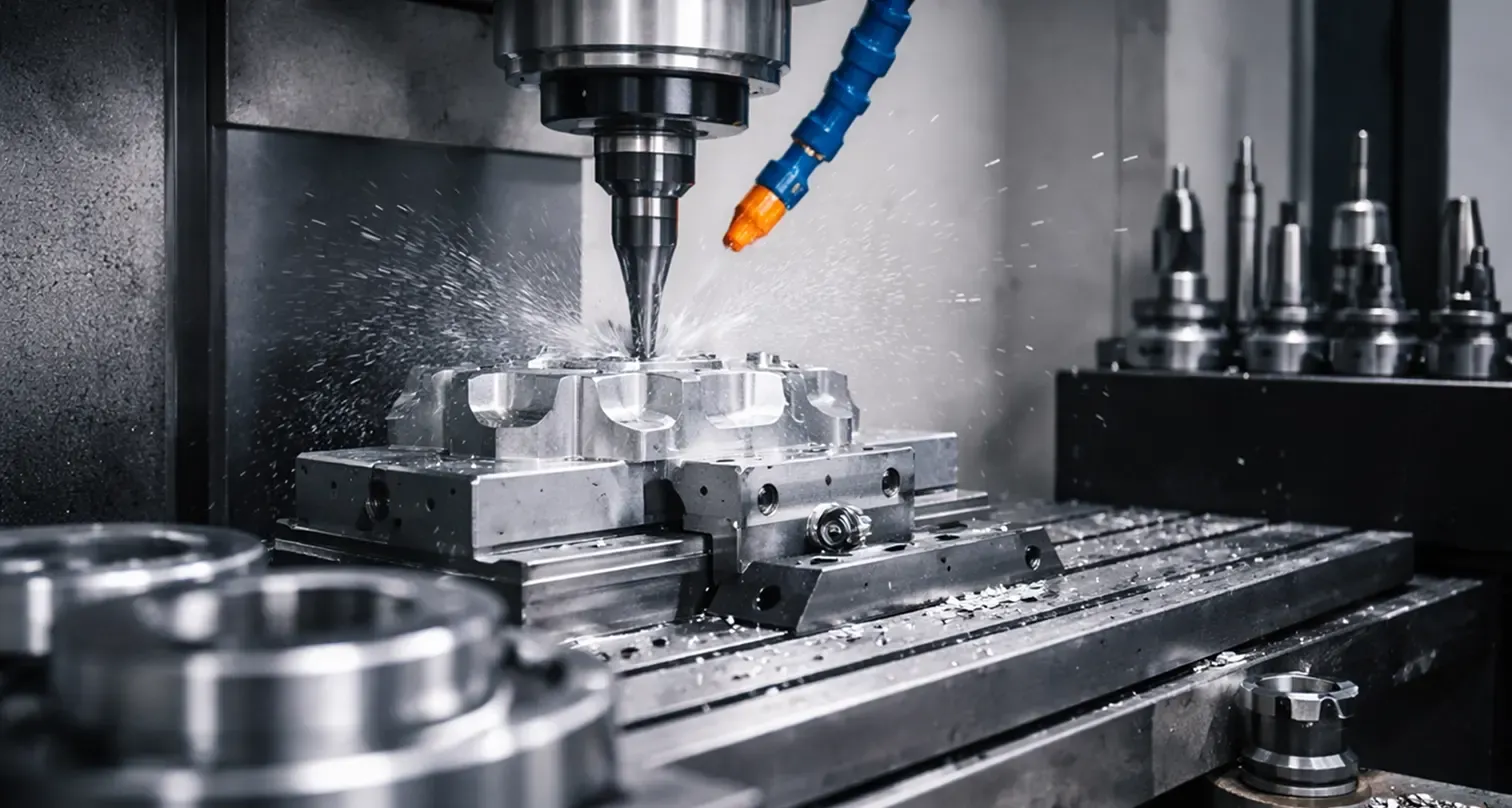 CNC machining background